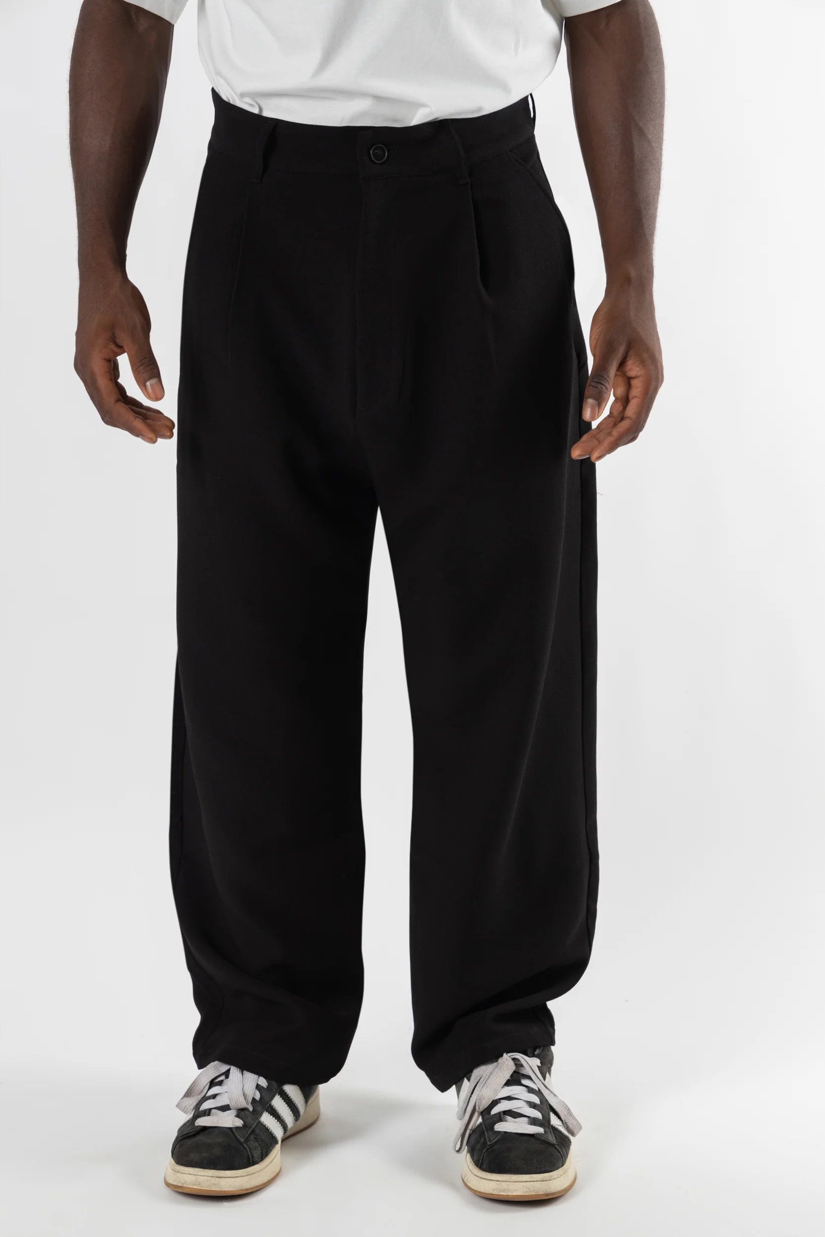 Tailored Baggy Pants Black - Image 3
