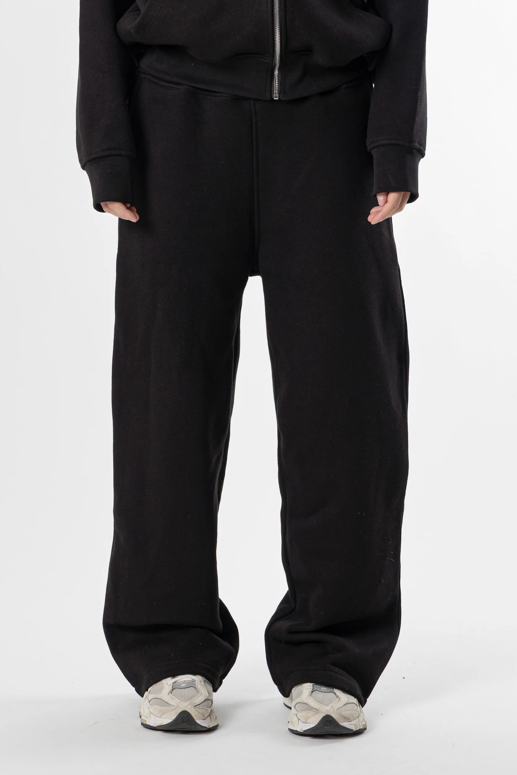 Sweatpants Baggy Fit Blanks 500GSM Black - Image 3