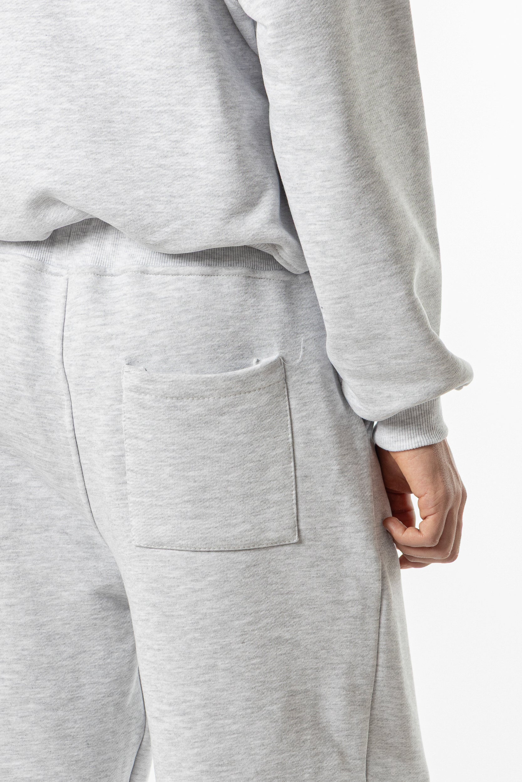 Sweatpants Baggy Fit Blanks 500GSM Sport Grey - Image 5