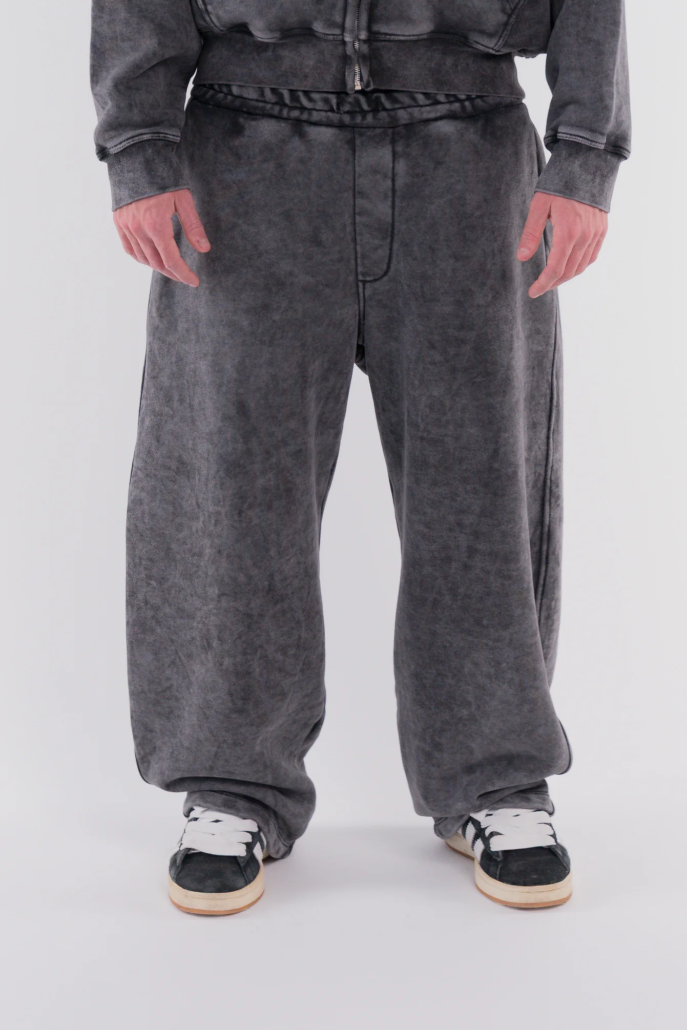 Sweatpants Baggy Fit Blanks 500GSM Stonewashed - Image 7