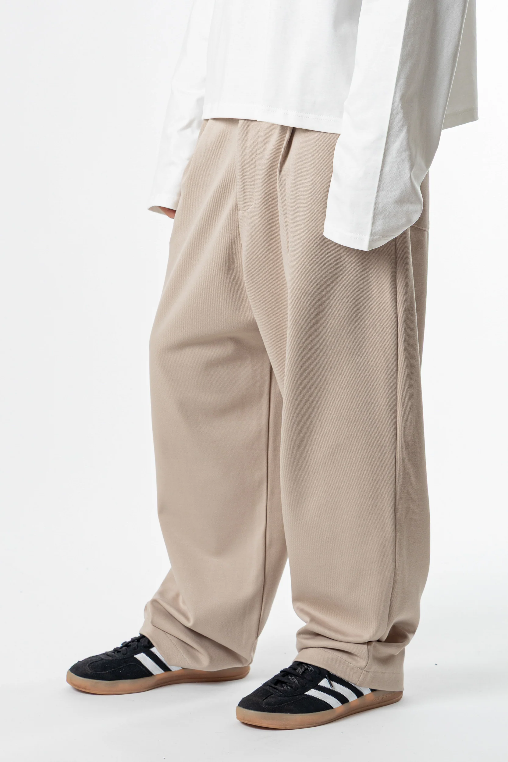 Tailored Baggy Pants Sand - Image 4